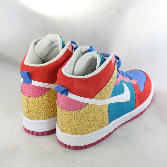 SOLD! NIKE Wmn Dunk High 6.0 'Hot Red' Sneakers - Picture 6 of 8